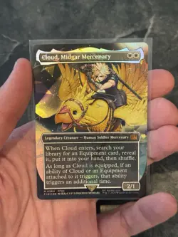 Cloud, Midgar Mercenary (Borderless) (Chocobo Track Foil) Final Fantasy *F* - Image 1