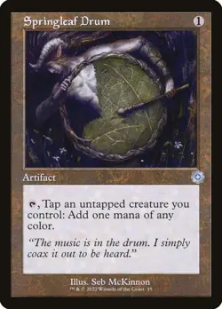 MTG Springleaf Drum The Brothers' War Regular Uncommon - Image 1