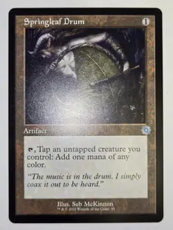 MTG Springleaf Drum The Brothers' War Regular Uncommon - Image 2