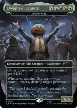 MTG Dwight o' Lantern (2170) | NM Foil | Secret Lair The Office {SLD} - Image 2