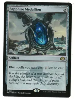 MTG Sapphire Medallion Modern Horizons 3 Magic The Gathering TCG - Image 1
