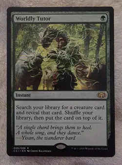 Worldly Tutor | NM | Commander Collection: Green | CC1 #6 | MTG - Image 1