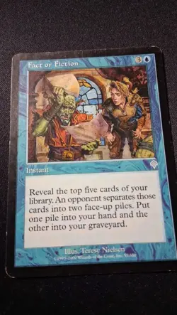 Fact or Fiction - Invasion MP - Mtg Magic the Gathering - Image 1