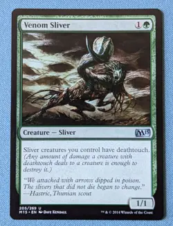 MTG - VENOM SLIVER - M15/Core Set 2015 (U) - Image 1