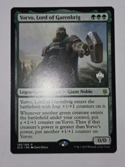 MTG Yorvo, Lord of Garenbrig Throne of Eldraine 185/269 Regular Promo - Image 2