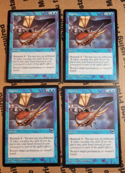 MTG Magic CAPSIZE x 4 FULL PLAYSET Tempest Commander Staple EDH Premodern - Image 1