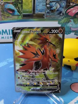 Galarian Zapdos V 173/198 Full Art Ultra Rare SWSH Chilling Reign Pokemon NM - Image 1
