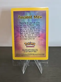 SEALED Ancient Mew Pokemon New Movie Promo Double Holo Foil Rare 1999-2000 MINT - Image 2