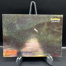 1999 Topps Pokemon THE FUTURE LOOKS BRIGHT Mewtwo Strikes Back #41 Blue Logo - Image 1