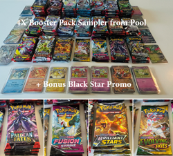 Pokemon TCG Variety Sampler: 4X Booster Pack Lot + 1 Promo (Bundle #2 Read Desc) - Image 1