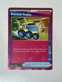 Precious Trolley ACE SPEC Rare 185/191 Surging Sparks Pokemon TCG Trainer - Image 1