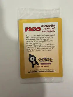 Pokemon TCG Entei Wizards Black Star Promos 34 Holo Promo Promo - Image 1