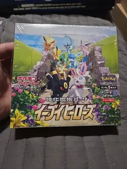 New Japanese Pokemon Sword and Shield Eevee Heroes S6a Booster Box US SELLER - Image 1