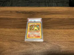 1999 POKEMON Base Set Unlimited #4 CHARIZARD-HOLO PSA 6 Excellent - Mint - Image 1