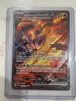 Pokemon TCG Team Rocket’s Moltres EX Promo 229/182 Destined Rivals - Image 1