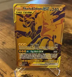 Pikachu Zekrom GX SM248 Black Star Promo 2021 Pokemon Sun And Moon - Image 1
