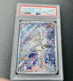 N's Reshiram (Journey Together Stamped) 167/159 - 2025 Pokemon JTG EN - PSA 10 - Image 1