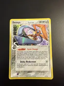 Pokemon TCG EX Holon Phantoms Deoxys Delta Species 4/110 - Holo Rare - Image 1