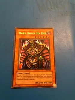 YUGIOH Ultra Rare Dark Ruler Ha Des LOD-001 - Image 1