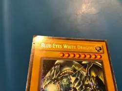 YUGIOH Ultra Rare Blue-Eyes White Dragon JMP-001 PLAYED - Image 3