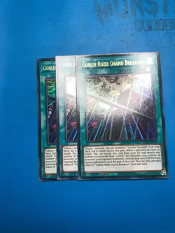 YUGIOH 3x Ultra Rare Goblin Biker Grand Breakout MP25-EN251 1st Edition - Image 1