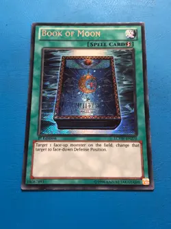 YUGIOH Secret Rare Book Of Moon LCYW-EN270 1st Edition - Image 1