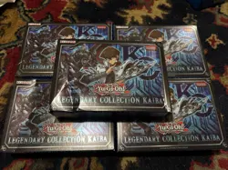 Lot of (5) Yu-Gi-Oh TCG Legendary Collection Kaiba Booster Box Sealed NEW! - Image 1