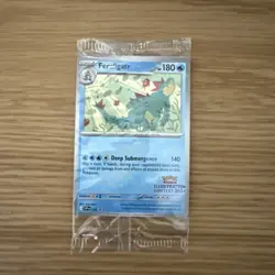 Pokemon Center Exclusive Stellar Crown PC ETB & Feraligatr Promo Card - Image 3
