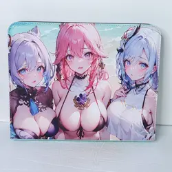 Girls Of Genshin Card Binder 3-Ring Anime Waifu Double Sided Redemption Folder - Image 2