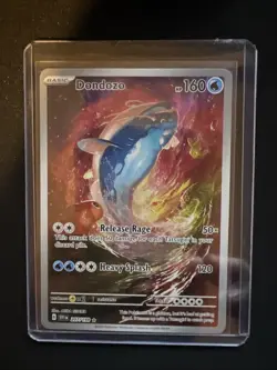 Pokemon TCG Dondozo Scarlet & Violet Base Set Illustration Rare Card 207/198 - Image 1