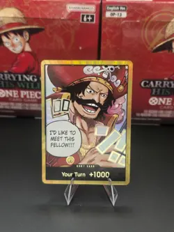 One Piece Gol.D.Roger GOLD DON!! Card (OP-13) English - Image 1