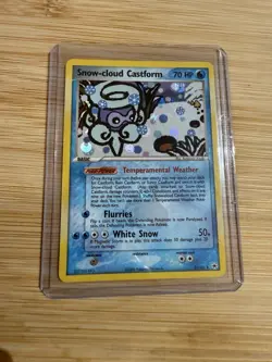 Pokemon TCG Snow-Cloud Castform 25/101 EX Hidden Legends Reverse Holo Card NM - Image 1
