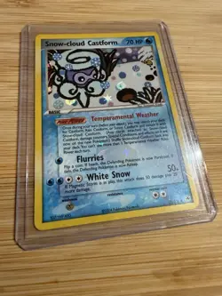 Pokemon TCG Snow-Cloud Castform 25/101 EX Hidden Legends Reverse Holo Card NM - Image 2