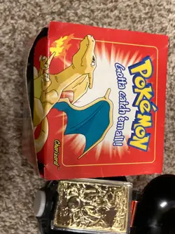 Charizard Pokemon 23K Gold Plated Trading Card 1999 Burger King Pokeball *READ* - Image 1