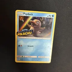 Pokemon TCG Psyduck STAMPED SM199 Holo Detective Pikachu Black Star Promo Card - Image 4