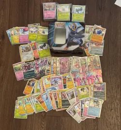 339x Pokemon Ultra Rare + Holographic Card lot Tcg Collectibles + Empoleon Tin - Image 1