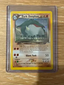 Dark Donphan - 3/105 - Pokemon Neo Destiny Unlimited Holo Rare Card WOTC NM - Image 1
