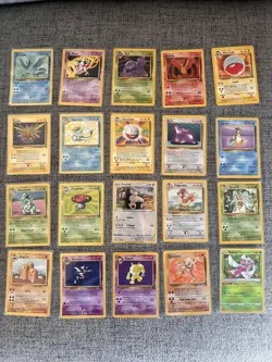 Pokemon Card Lot MP - x20 Vintage Cards - Image 1