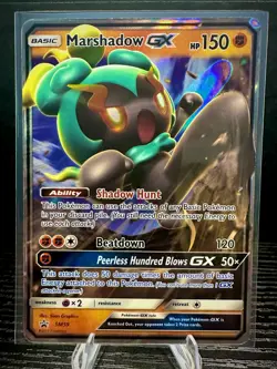 Marshadow GX SM59 Sun & Moon Black Star Promo Holo Pokemon TCG Card NM - Image 1