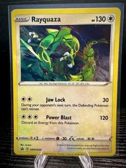 Rayquaza SWSH029 SWSH: Sword & Shield Promo Cards Holo Pokemon TCG Card NM - Image 1