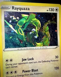 Rayquaza SWSH029 SWSH: Sword & Shield Promo Cards Holo Pokemon TCG Card NM - Image 3
