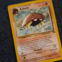 Kabuto Fossil Set 50/62 Pokemon Card - Image 1