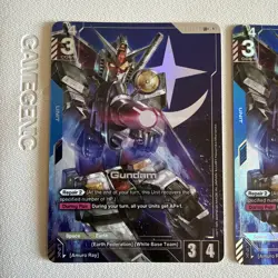 Gundam Card Game ST01-001 LR+ Gundam Rx-78-2 Alt Art - Image 2