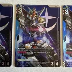 Gundam Card Game ST01-001 LR+ Gundam Rx-78-2 Alt Art - Image 3
