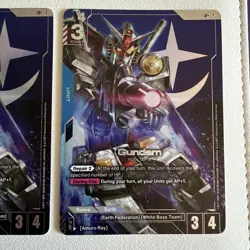 Gundam Card Game ST01-001 LR+ Gundam Rx-78-2 Alt Art - Image 4