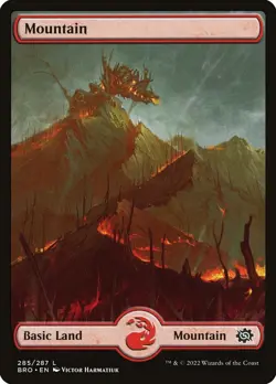 MTG Mountain The Brothers' War 285/287 Regular Land - Image 1