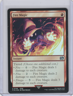 MTG Fire Magic Final Fantasy Foil 0136 - Image 1