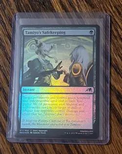 Tamiyo’s Safekeeping FOIL Common Kamigawa Neon Dynasty MTG - Mint Condition - Image 1
