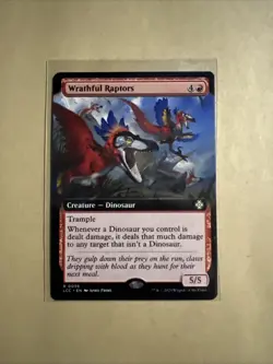 MTG Wrathful Raptors LCC 0056 R NM Regular Extended Art - Image 2