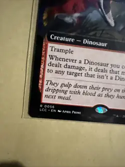 MTG Wrathful Raptors LCC 0056 R NM Regular Extended Art - Image 3